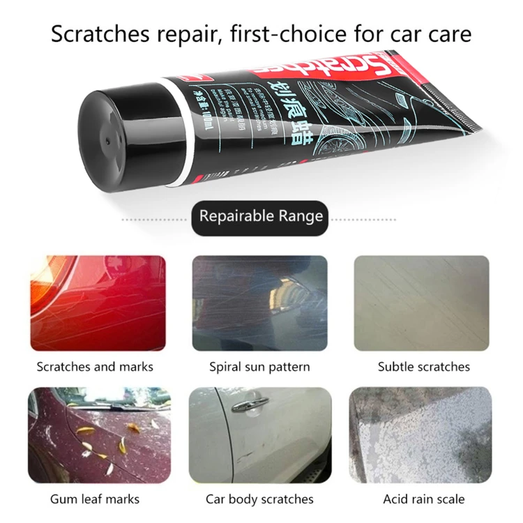100ml Car Body Repair Scratch Paint Polishing Grinding Compound Wax Scratches Remover Restoring Tools
