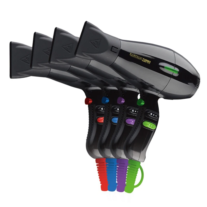 Фен для волос Komex, профессиональная нано-Ионная Щетка для салона, легкий, быстрая сушка, низкий уровень шума