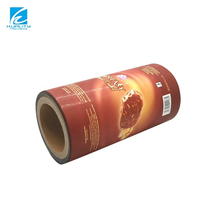 Automatic Packaging Film Laminated Plastic Metalized Polyester Mylar Wrapper Roll For Ice Cream Popsicle