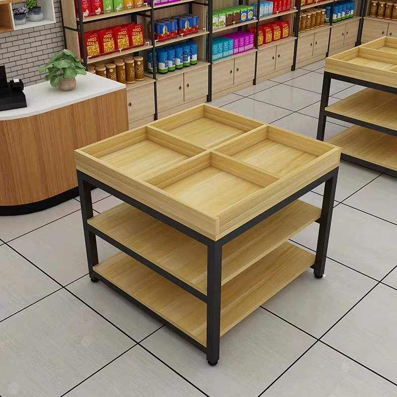 High End Home Furniture Textile Display Rack Stand Shelf For Supermarket