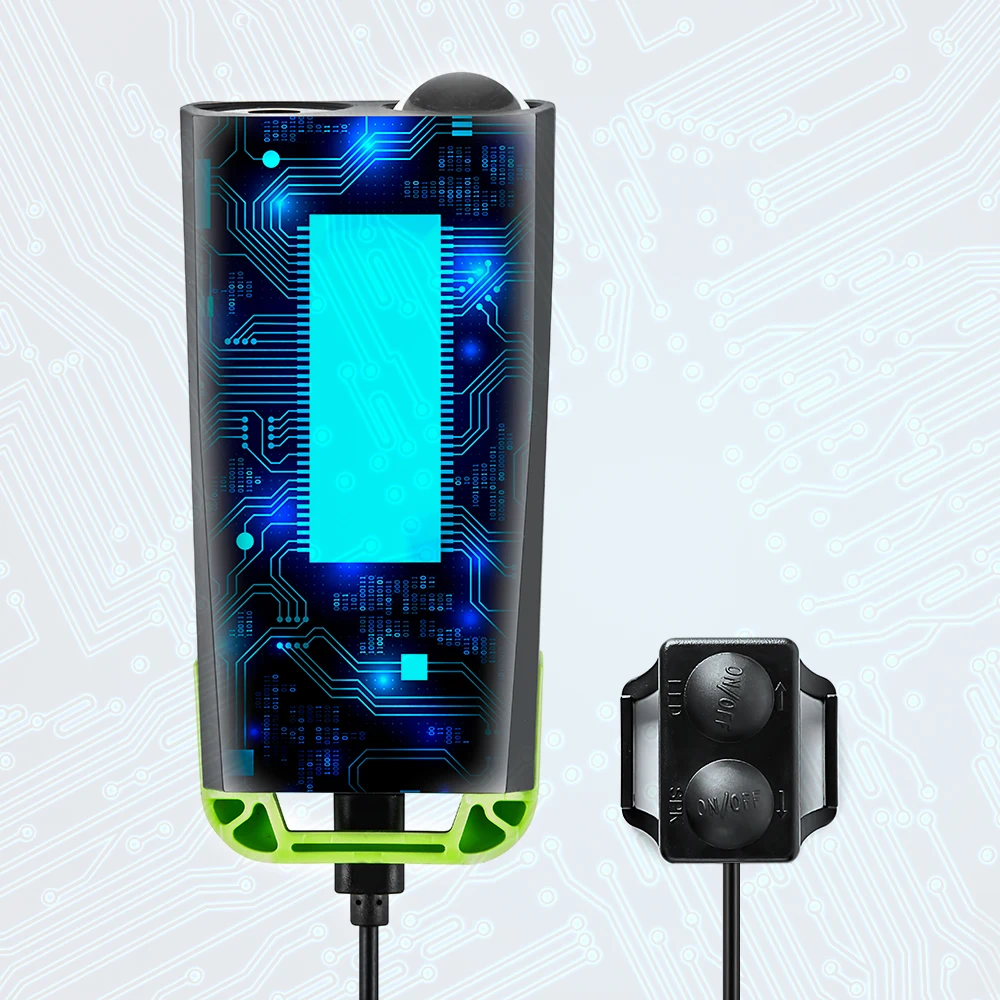 2022 Ultra Bright Type C USB Rechargeable Bike Light Set  Powerful Bicycle Front Headlight and 4 Light Modes Back Taillight