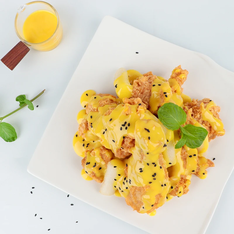 Большое количество низкая цена 1 кг соуса со вкусом меда и горчицы кг/12 пакетов в коробке Азиатский жареный куриный соус для ресторана/домашнего использования