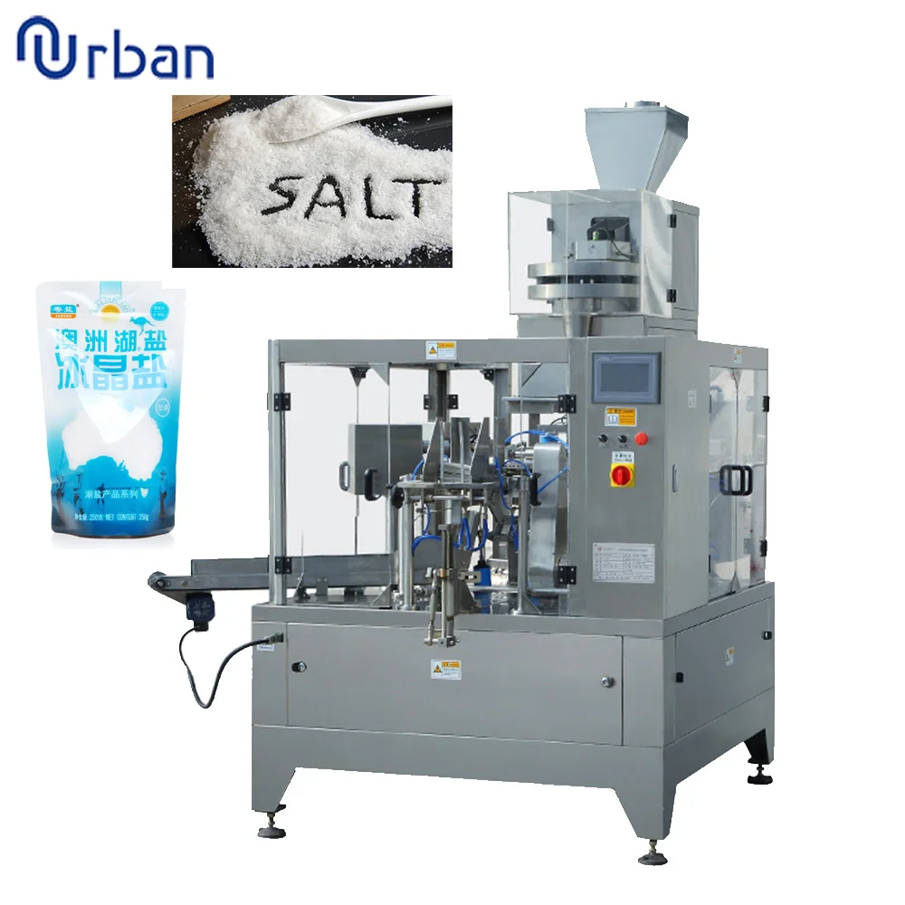 50g 100g 200g Automatic High-accuracy Sugar Salt Stick Pepper Premade Bag Packing Machine