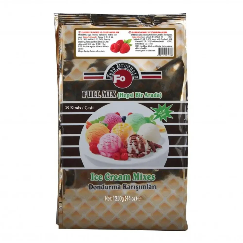Порошок мороженого со вкусом малины микс 1250 г