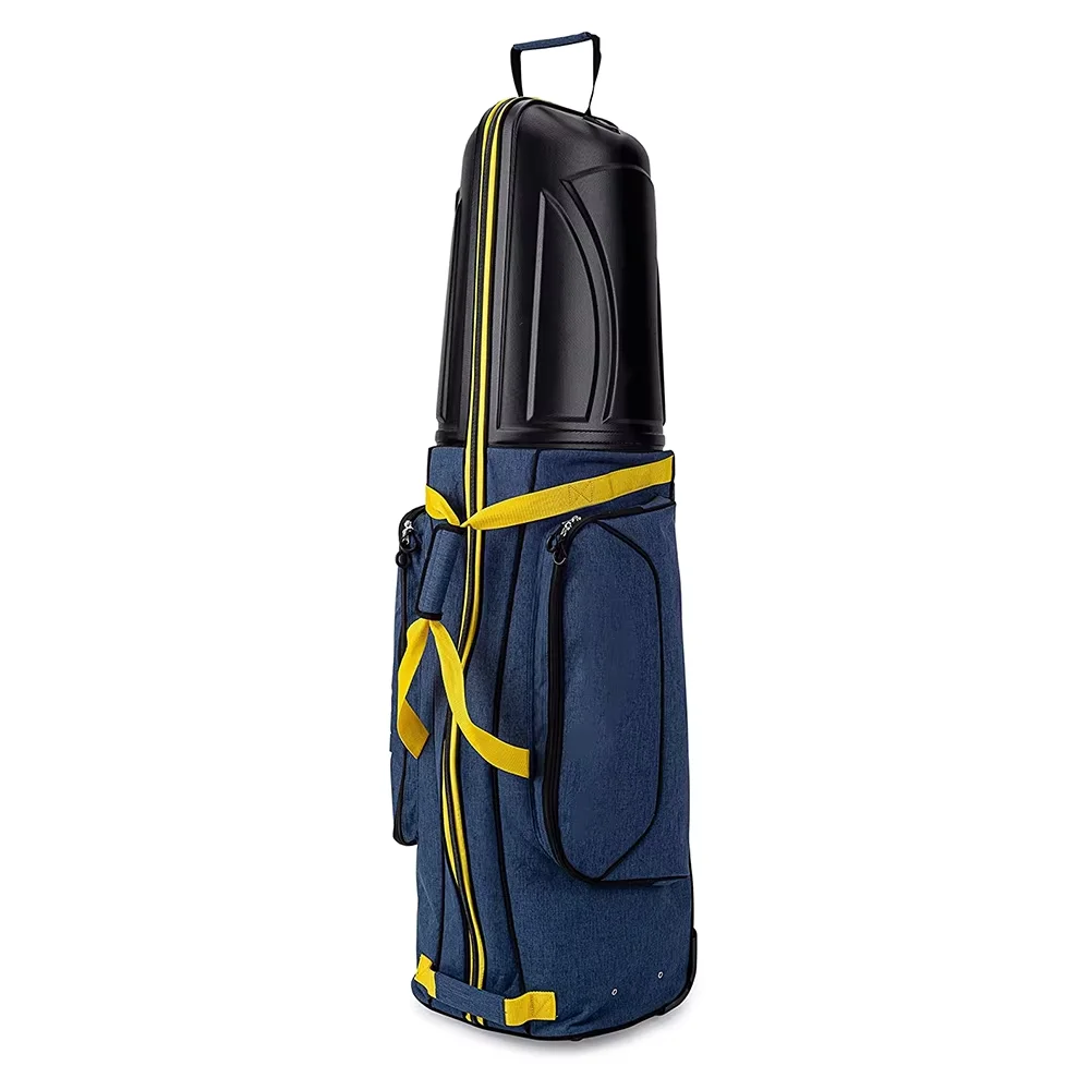 Wheeled golf travel bag case & ABS Hard Case Top Protect Your Clubs Waterproof 1680D Golf Travel Bags for Airlines