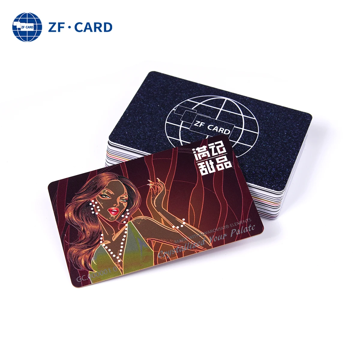 Пластиковая ПВХ карта 13 56 МГц Fudan 1k RFID для контроля доступа