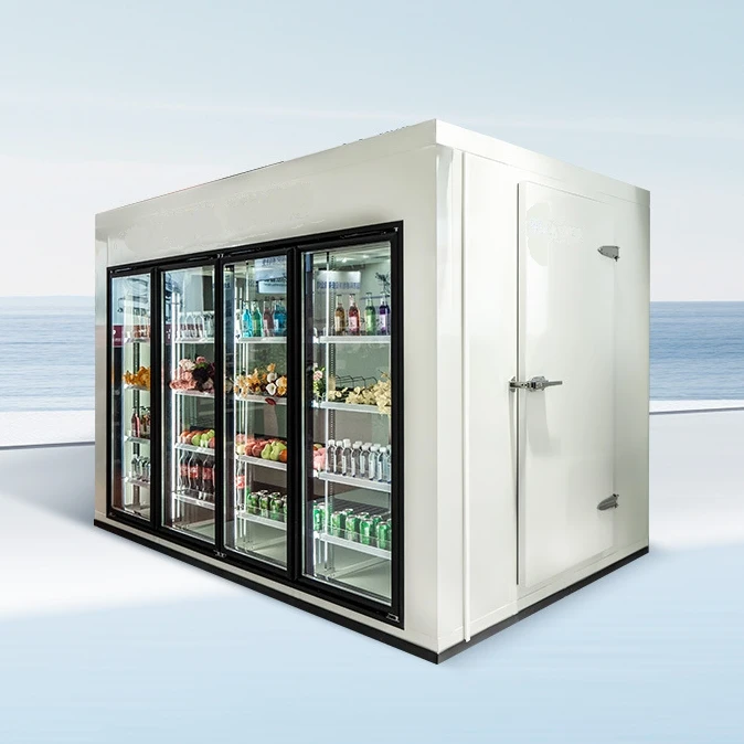 5 tons handmade polyurethane panel Storages Cold Room Industrial Blast Freezers restaurant walk in cooler and freezer