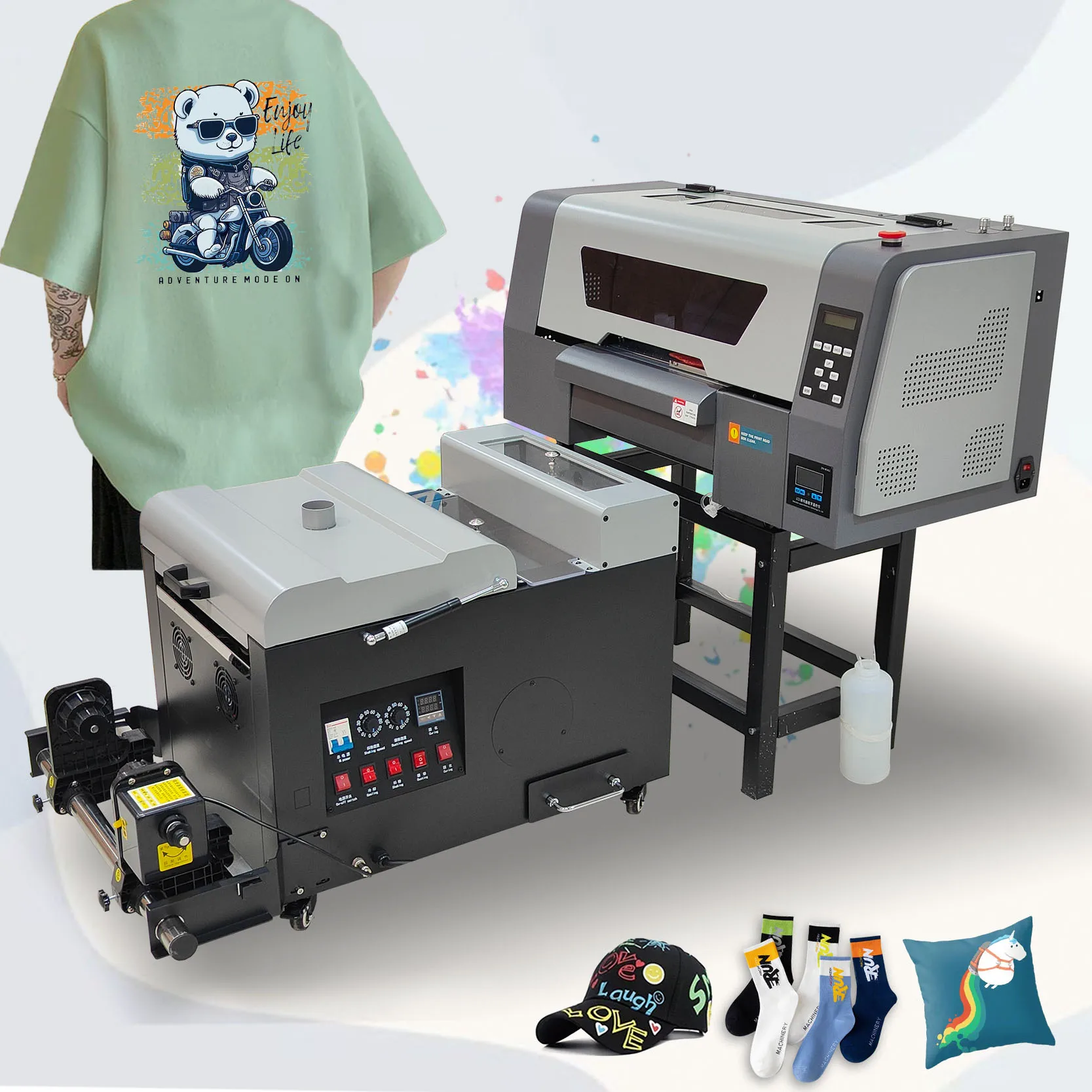 Струйный принтер A3 Dtf для печати на футболках Epson Xp600 I1600