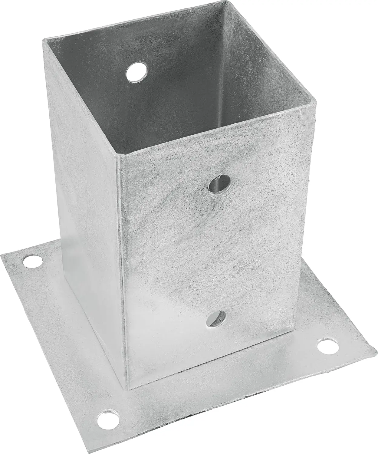 HDG H Shaped Metal Post Bases Electro Galvanized Steel Pipe Hot Dip Galvanised Base Plate Pergola Steel Post Bracket