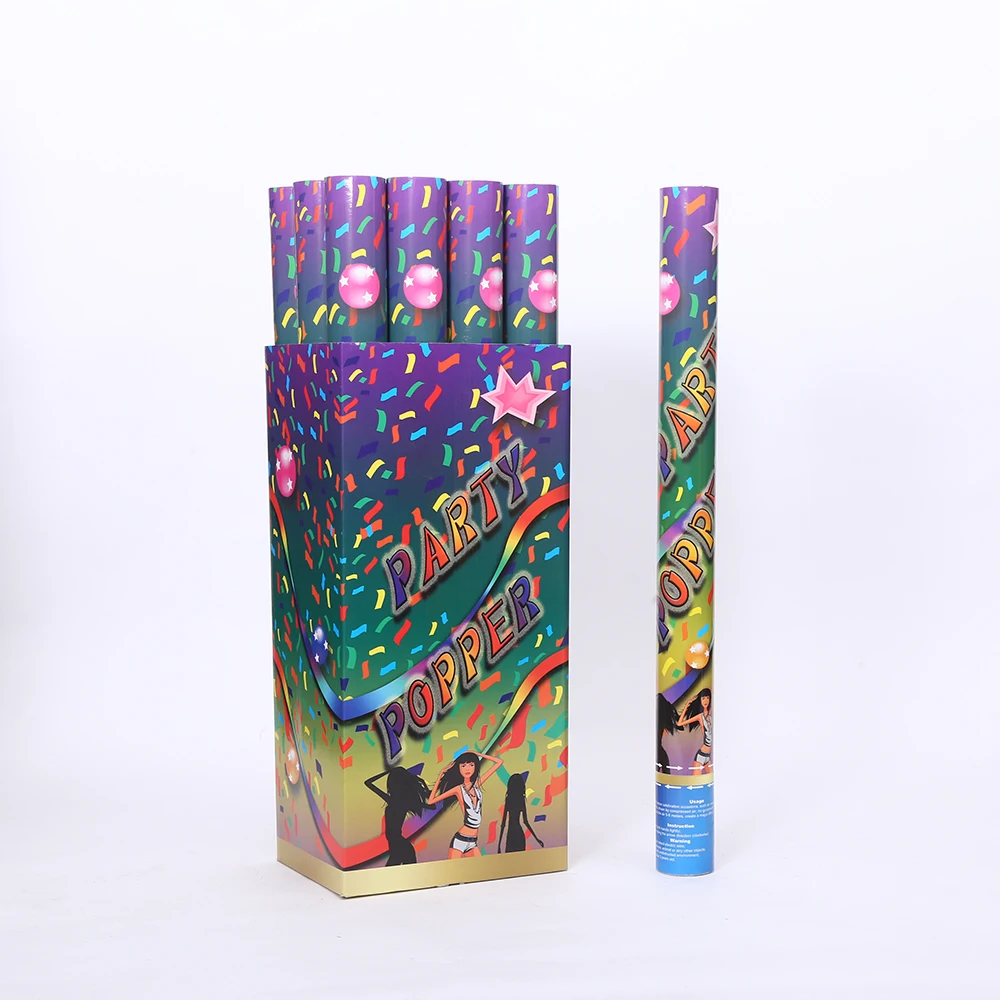 New Fashionable Design Tissue Paper Confetti Cannon Party Popper Shooter For Party Decorations