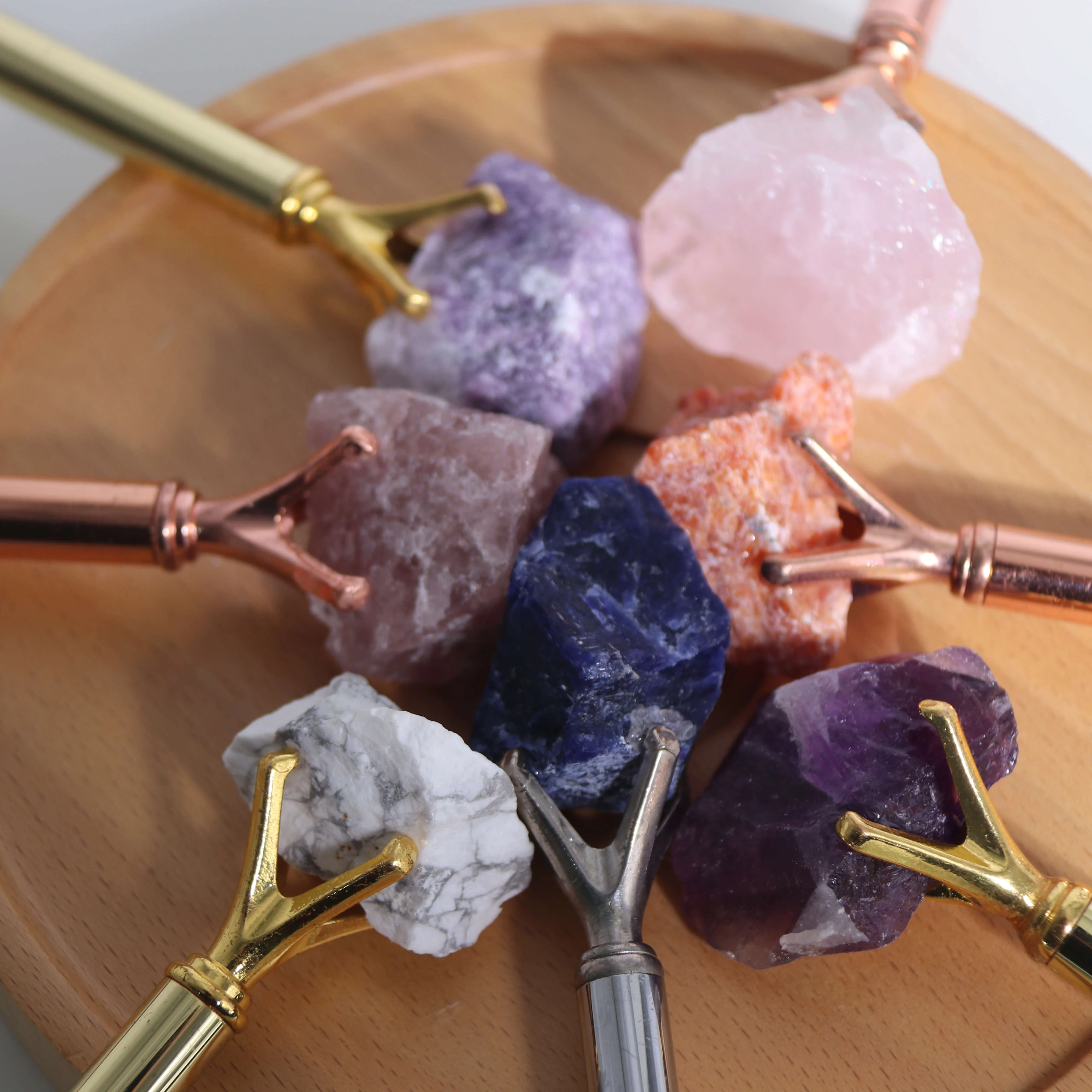 Crystal Gel Pens in Glossy White Gift Box Rose Gold Pen Office Supplies Gifts for Women Bridesmaids Crystal Pens