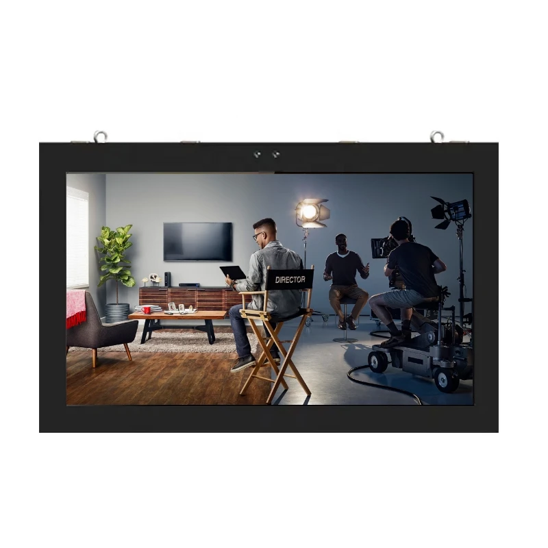 Лифт рекламная машина Wi-Fi воспроизведение сети ЖК-экран Крытый digital signage и дисплей