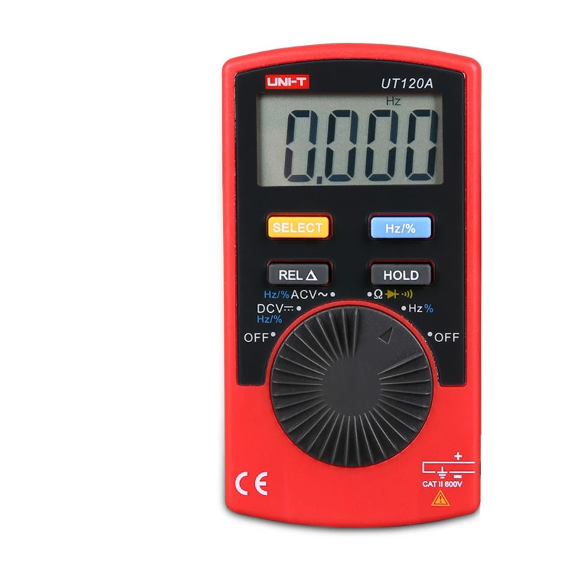UNI-T UT120A 600 В 4000 отсчетов карманный цифровой мультиметр измеритель частоты сопротивления напряжения