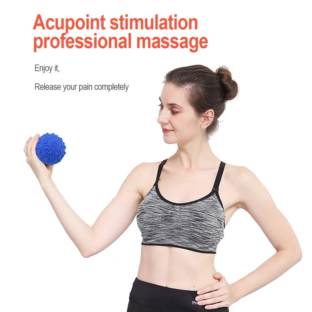Discount Factory Massage Ball Vibration Fitness Gym Equipment Massage Ball Therapy Ball