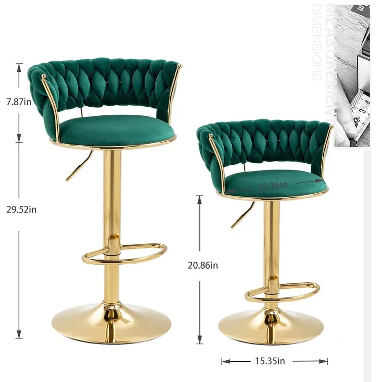 Nordic Sports Bar Furniture Modern Kitchen Stool Bar Stools And Restaurant Dining Chair Sets green bar stools For Outdoor Events