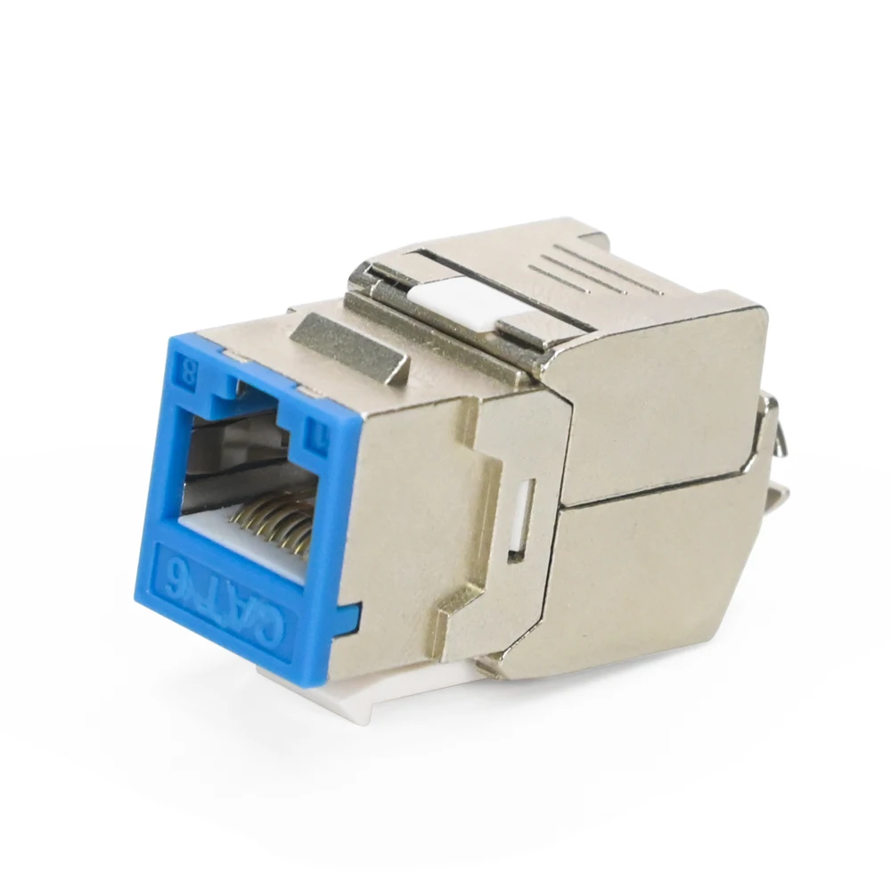 2024 Заводское производство сетевой кабель с 180 градусами бесинструментальный разъем Cat6 FTP kesytone jack