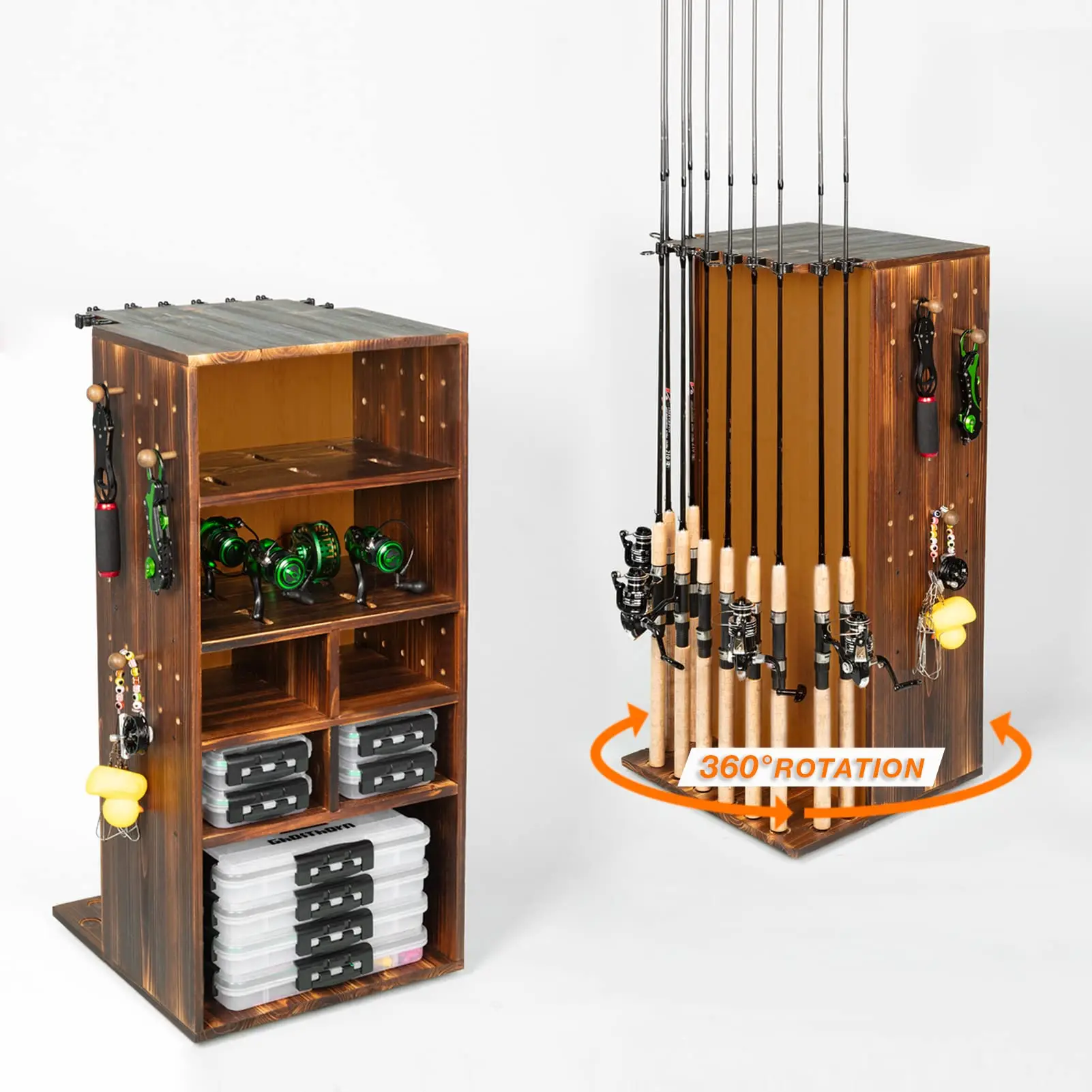 Century Factory Wholesales Customized retail shop fishing rod display rack Fishing Rod Holders for Garage