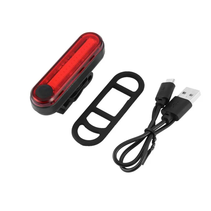 Hot Sales USB Rechargeable Bike rear light COB LED 6 Modes Red Bicycle Taillight for night riding