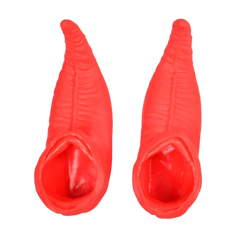 Adult Elf Shoes Carnival Costume Shoes Green Clown Shoes  Halloween Accessories