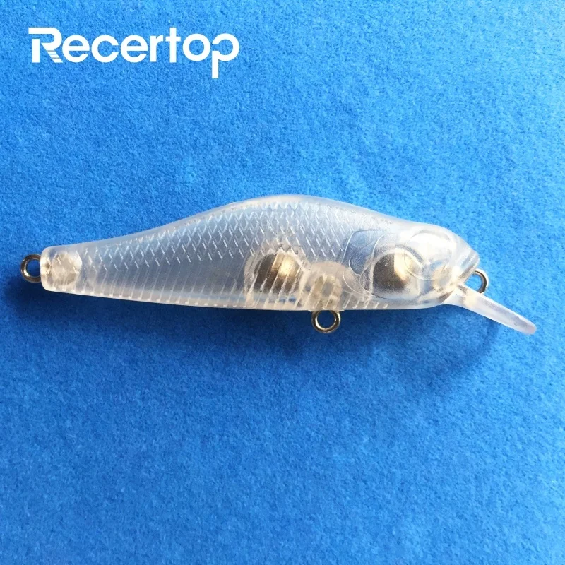 6cm bulk unpainted minnow blanks trout fishing lures