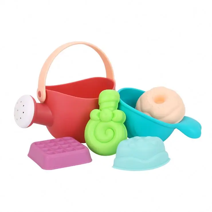 Summer Plastic Play Sand Set Water Tool Outdoor Baking Eco-friendly Beach toys for kids with mold