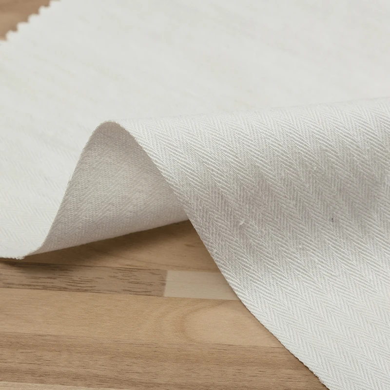 
233-242gsm woven plain 55% hemp 45% organic cotton fabric for clothing 