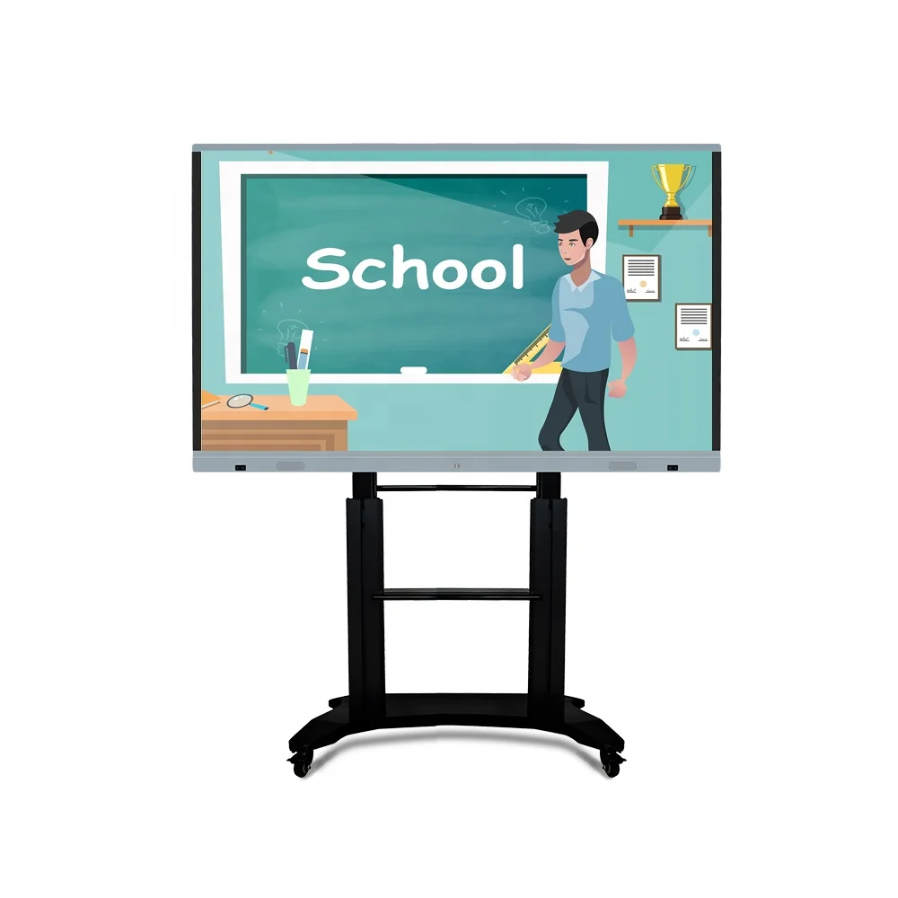 
55/65/75/86/98 Inch Interactive Flat Panel For Teaching All In One Interactive LED Display Interactive Screen 