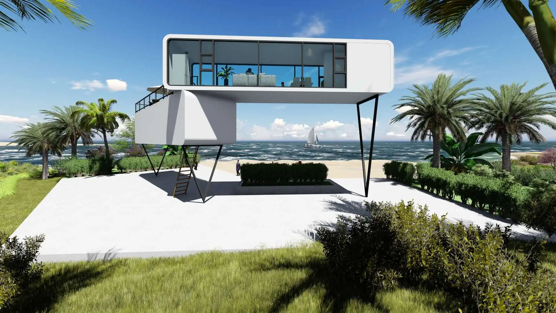 
quake proof fast build modern portable prefabricated modular houses 