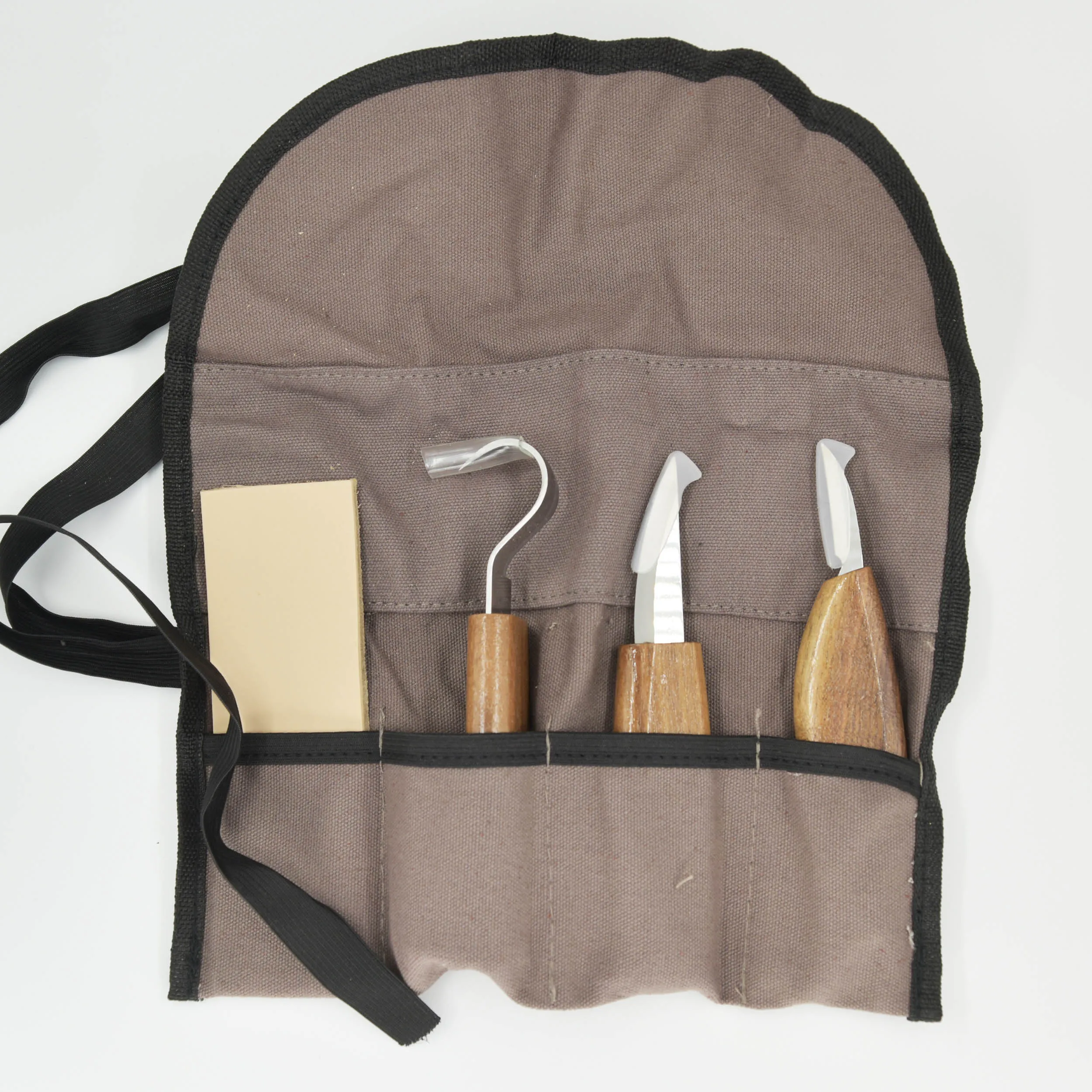 High quality 156MM  3 in 1 set hand tool black walnut carving knife woodworking sculpture wood carving knife