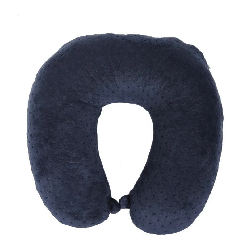 Customized Personalized Car Memory Foam Camping Airplane Neck Travel U Shape Pillow