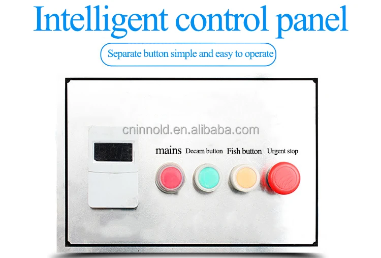 Easy Operation Commercial Remover Fish Scales Machine