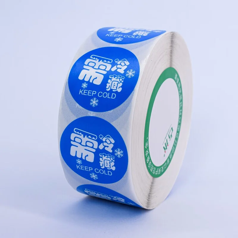 Custom Printed Roll Waterproof Synthetic Paper Adhesive Square Brand Logo Label Sticker