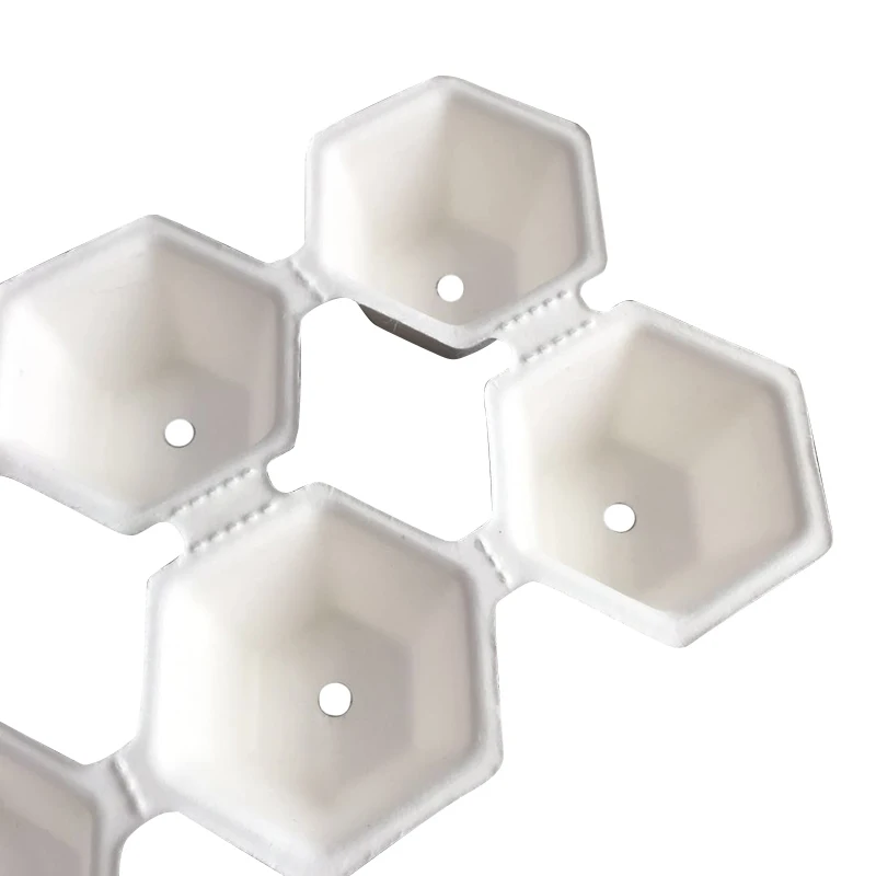 Tray Food Packaging Tray Custom Pulp Paper Cakes and Chocolates Paper for Wedding OEM Packaging Inserts Pulp Moulding