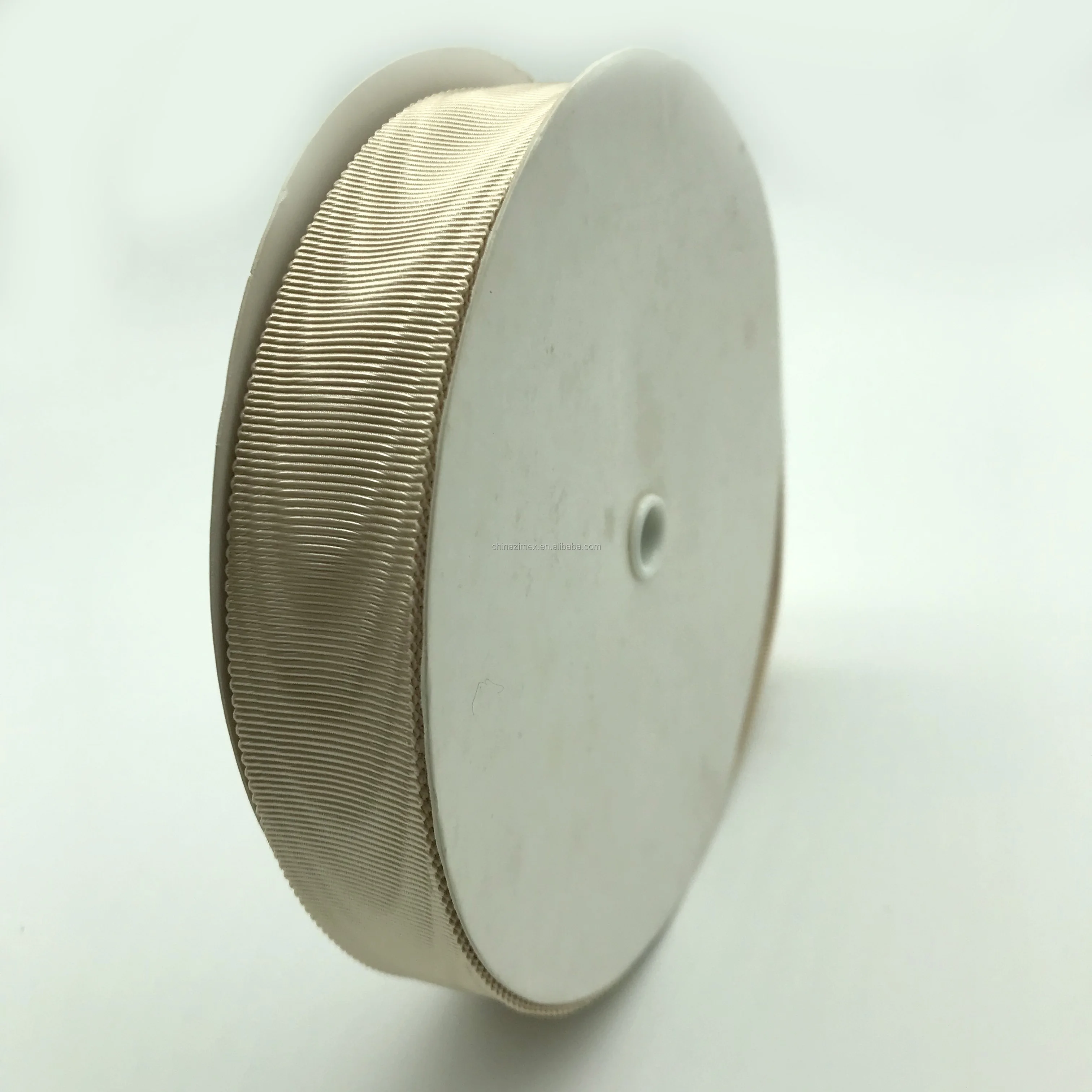 25MM 15 COLORS  POLYESTER MOIRE RIBBONS FOR MILLINERY