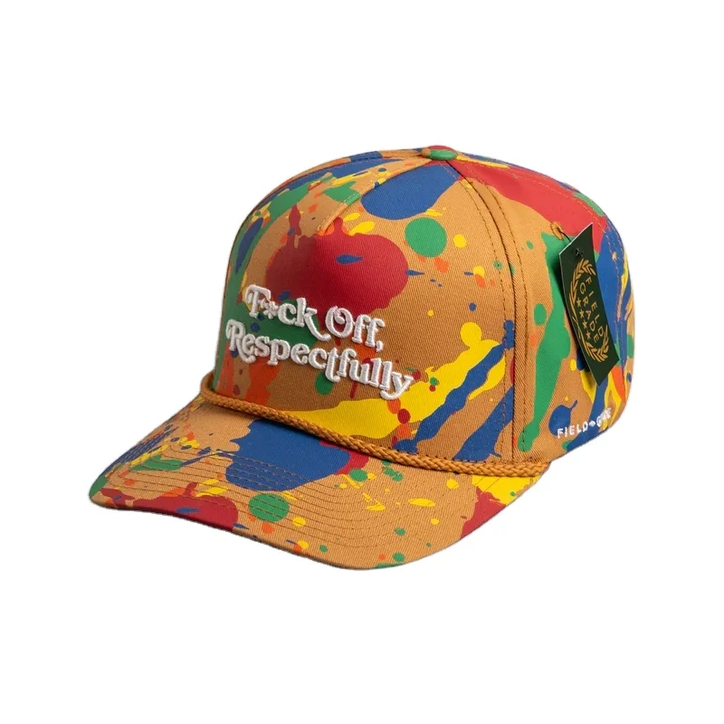 Custom Digital Printing Embroidered Outdoor Travel Hiking Women 6 Panel Hat Adjustable Style Mens Structure Baseball Cap