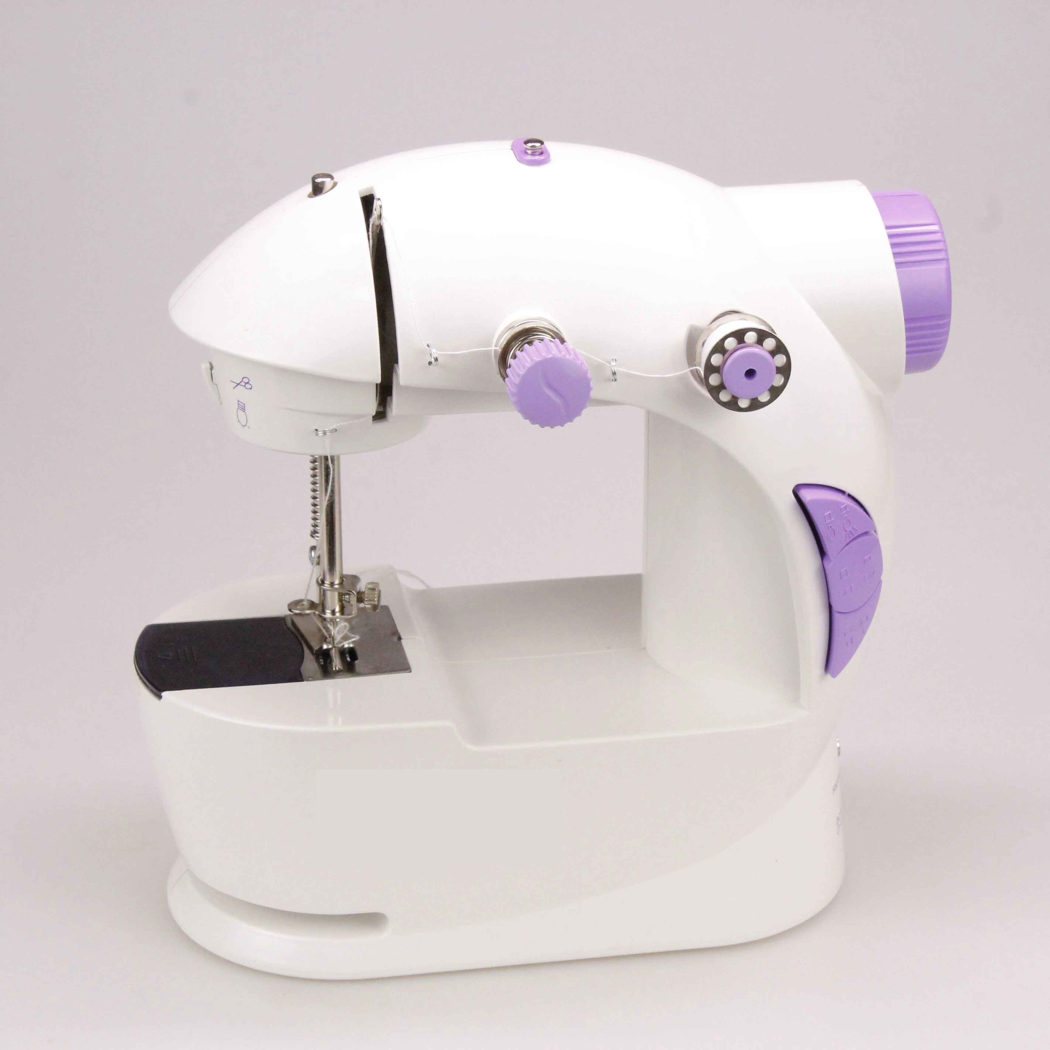 201  Household Mini Multi-function Domestic  Electric Home overlock Sewing Machine with sewing kit set sewing machines