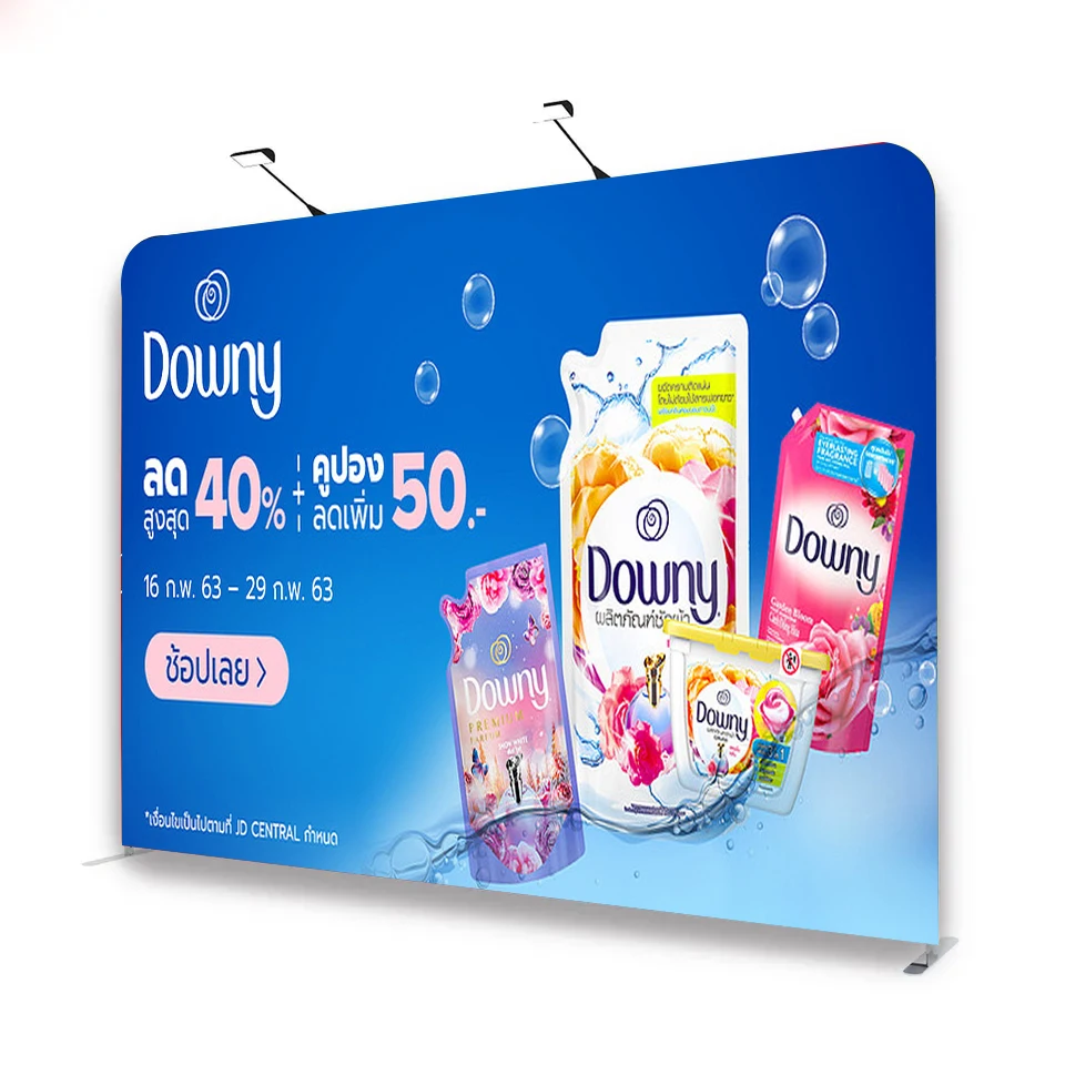 FEAMONT Trade Show Light Wholesale Aluminum Clip Led Light Exhibition Arm Profile Booth Light Banner Display Stand LED Spotlight