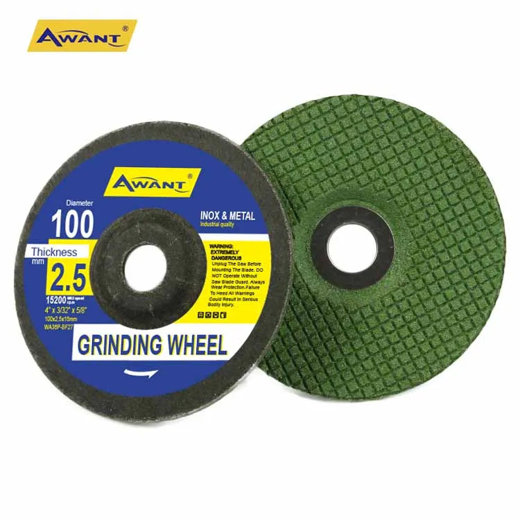 Grinding Wheel 4 inch Flexible WA Grinding Disc 100 mm Abrasive Wheel for Metal Stainless Steel Cast iron Cutting Grinding Disc (1600215447154)