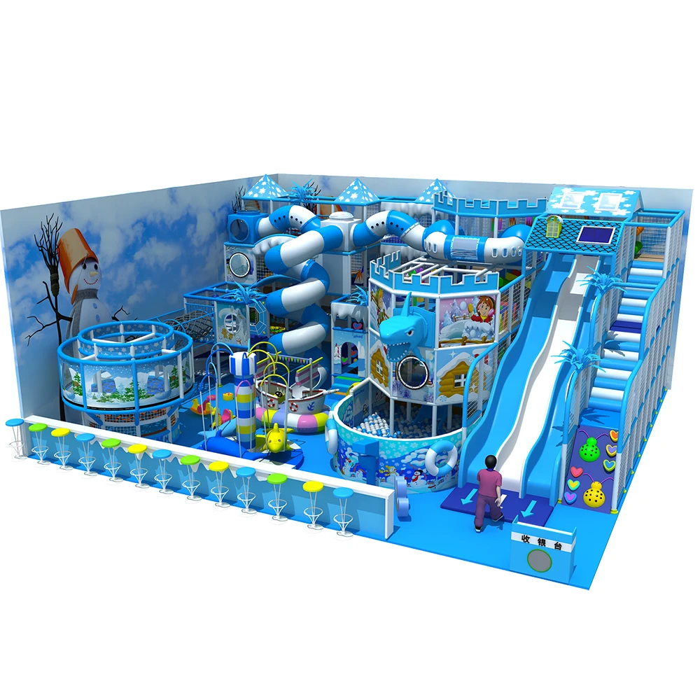 New Arrival Snow Park Children Soft Play Indoor Playground Set Baby Indoor Playground Amusement Equipment Prices for Kids