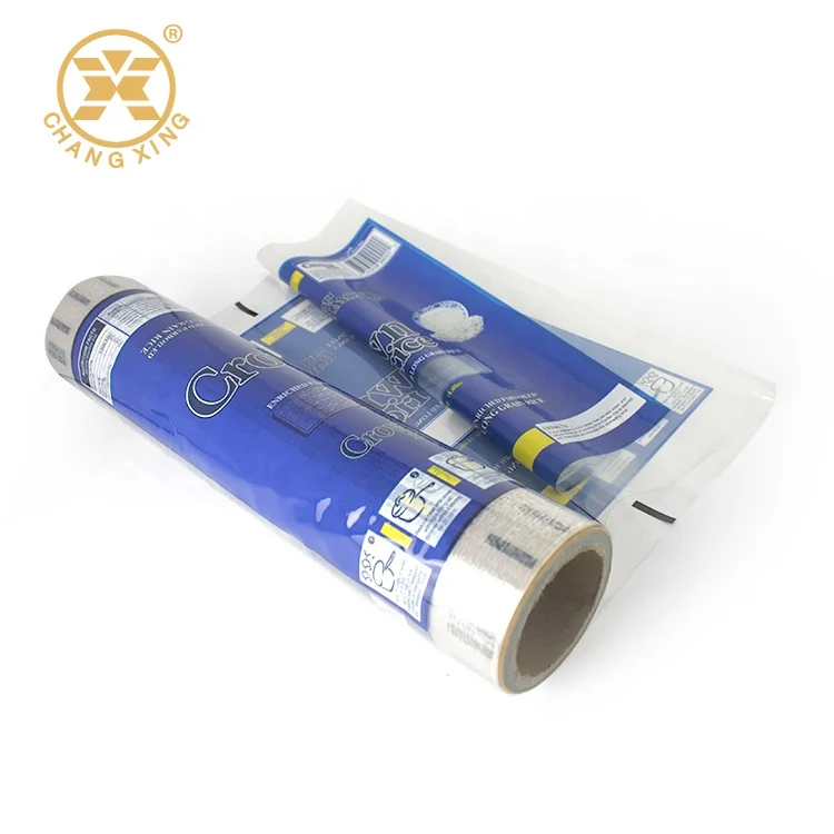 Custom Color Printed Frozen Vacuum Food Packing Film High Barrier PA/PE Coex Plastic Film Rolls For Frozen Sea Food or Rice