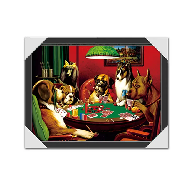 3d lenticular printing dog picture with MDF Frame 3d poster in stock of lovely  puppy images