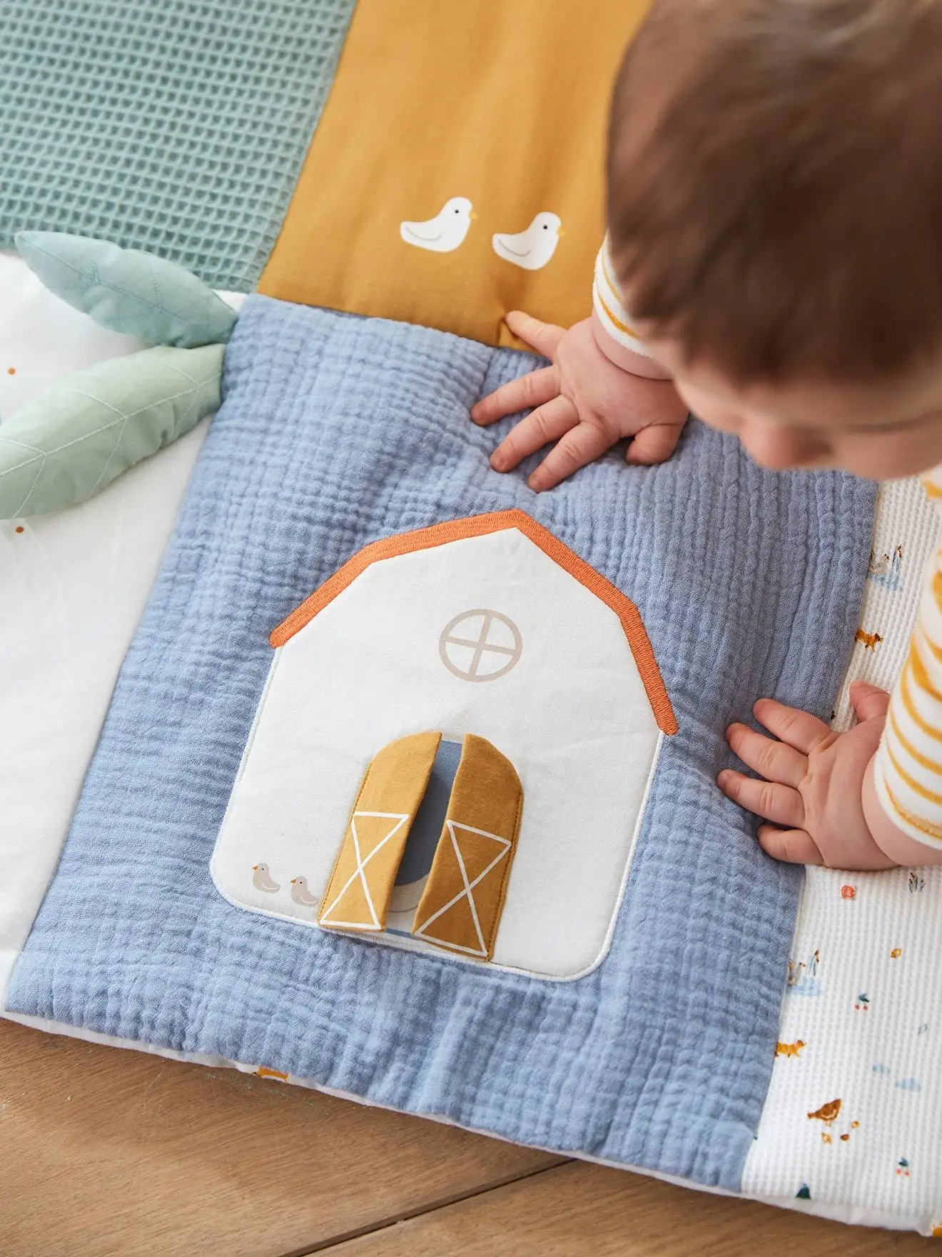 Customizable Square Soft kid Crawling Mats Sensory Kids Gym Tummy Time Baby Play Mat