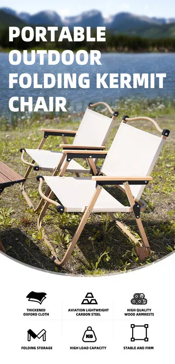 Family Portable Outdoor Folding Chair Beach Chairs Camping Chairs For Fishing Camp Beach Travel