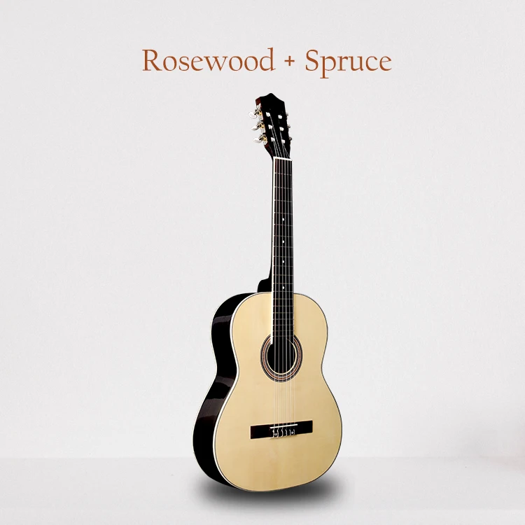 Custom wholesale Classical and Flamenco guitar nylon string composite wood Handcrafted Folk guitarra Classic OEM