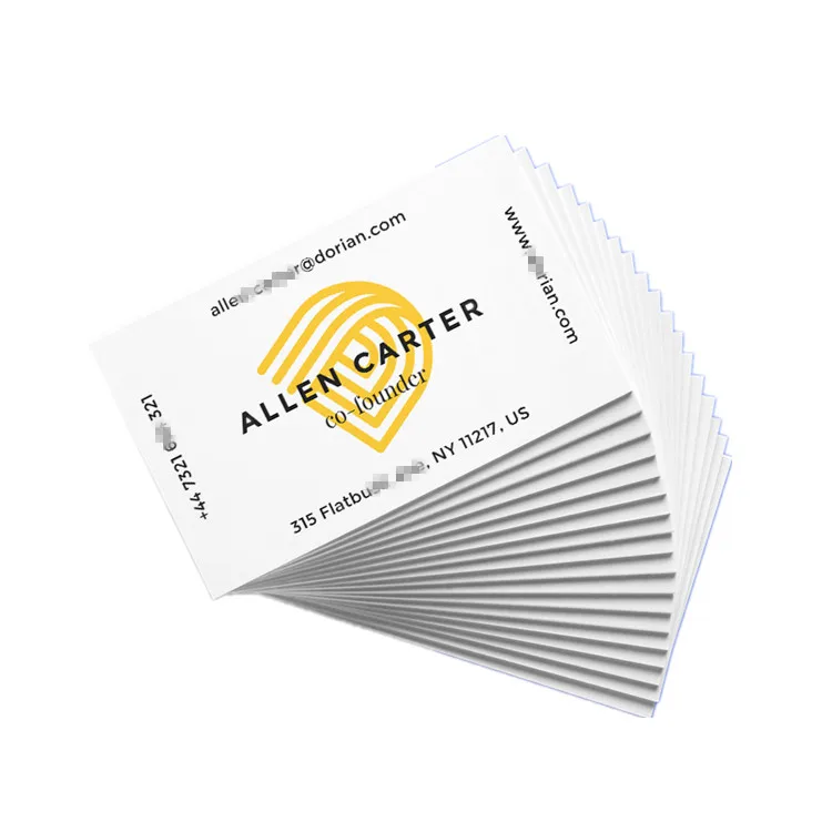 Custom Luxury Wedding Paper Thank You Postcard Greeting Business Card Printing Service