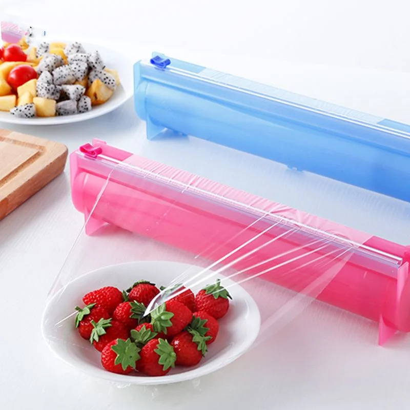 Plastic Saran Wrap Food Grade Clear Saran Wrap 12 Inch 300 ft Roll BPA Free Microwave Safe Kitchen Food Saran Wrap