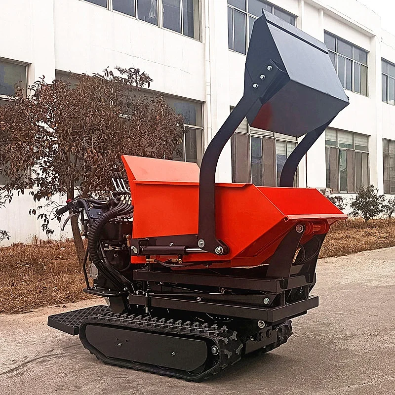 Chinese Manufacturer  crawler custom dumper truck construction site auto loader dumper CE certificate mini dumper