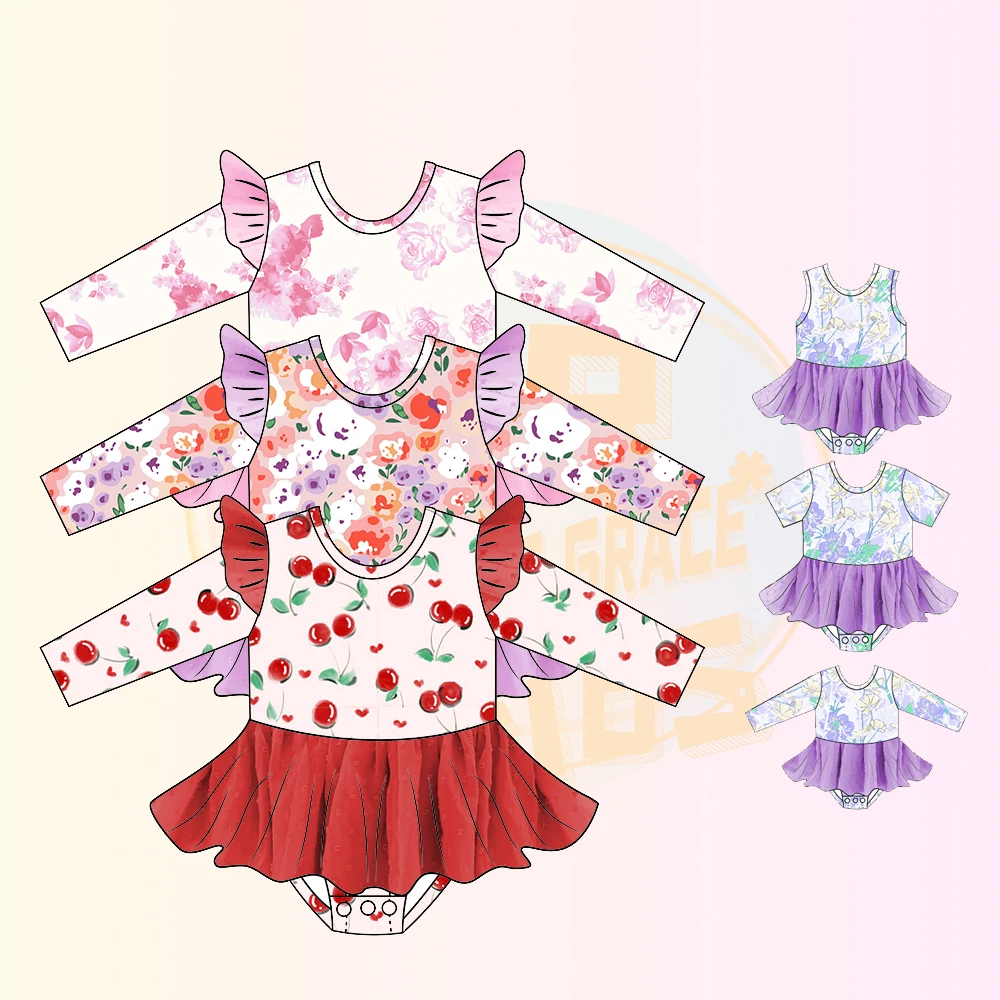 KERUI Mass Customization Children Graceful Ballet Leotard Gymnastics Leotards Kids Gymnastic Leotard Outfits Ballet Dress