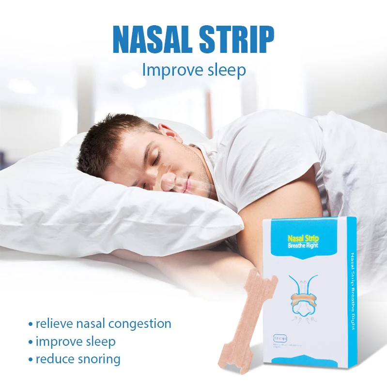 Disposable Nasal Strips Individual packaging Alleviate Rhinit/Cold Better Breath