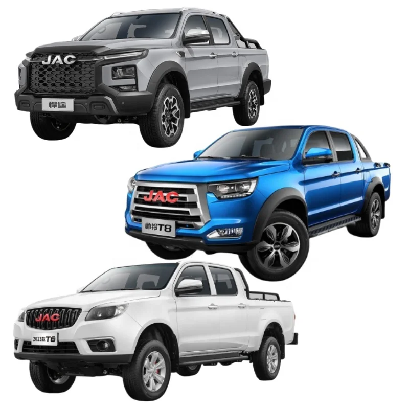 Пикап 2024 jac hunter T8 proT9 T6 Подержанный бензиновый 4x4 грузовой автомобиль 4wd дизельный пикап для левой руки из Китая